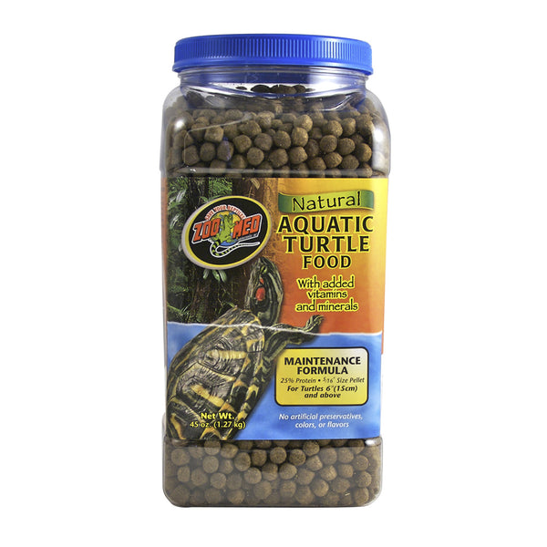 Zoo Med Natural Aquatic Turtle Food, container, alternate view