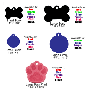 VIP Pet ID Tags - Small and Large