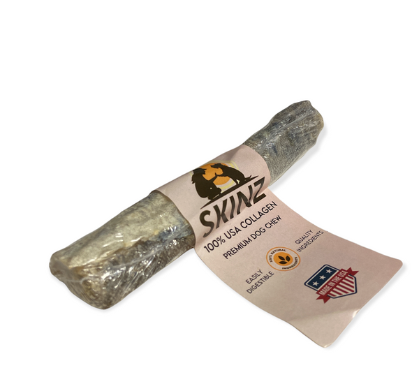 Skinz Cod Wrapped 100% Collagen Roll Dog Chew