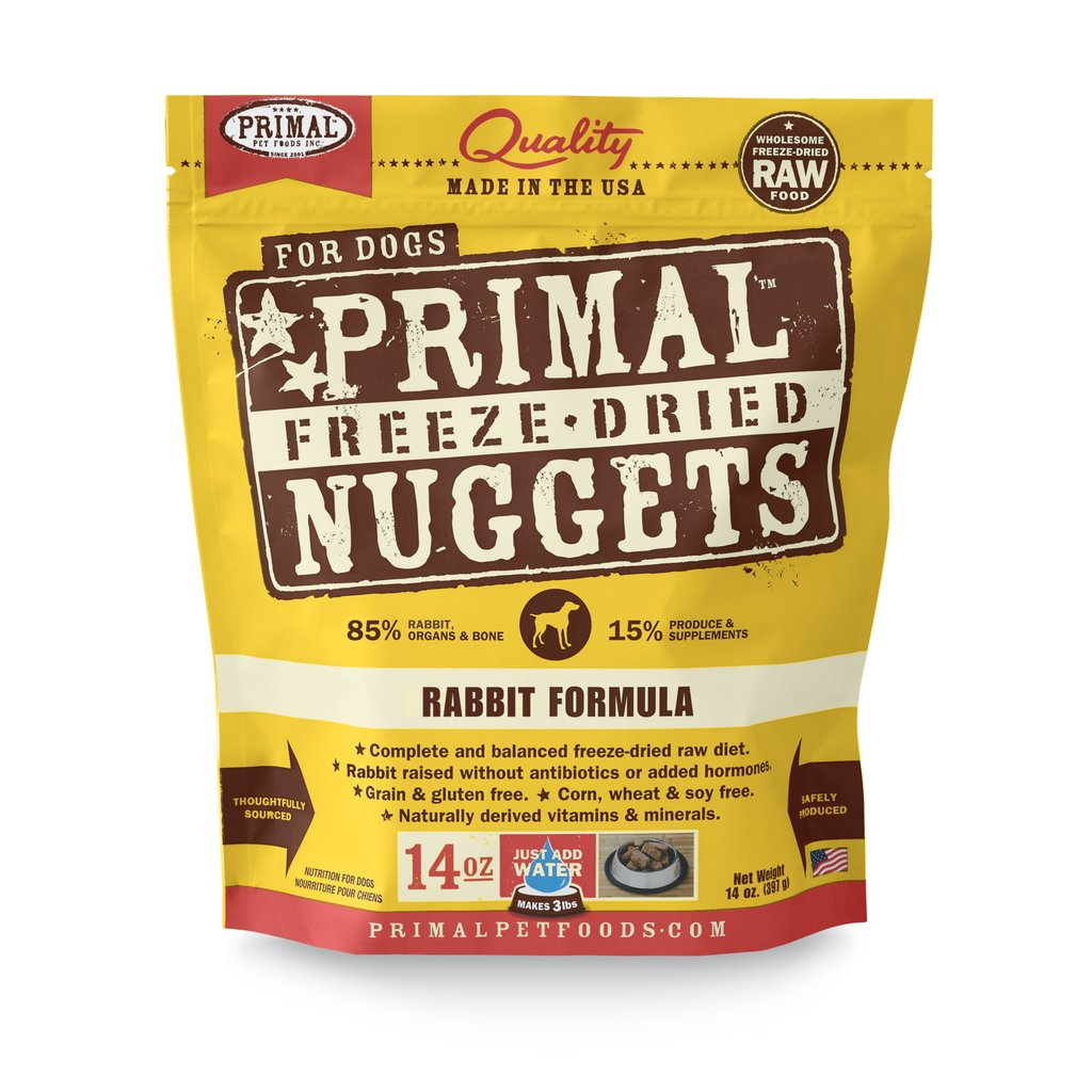 Primal Nuggets Rabbit Freeze-Dried Dog Food