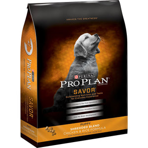 Pro plan savor puppy online