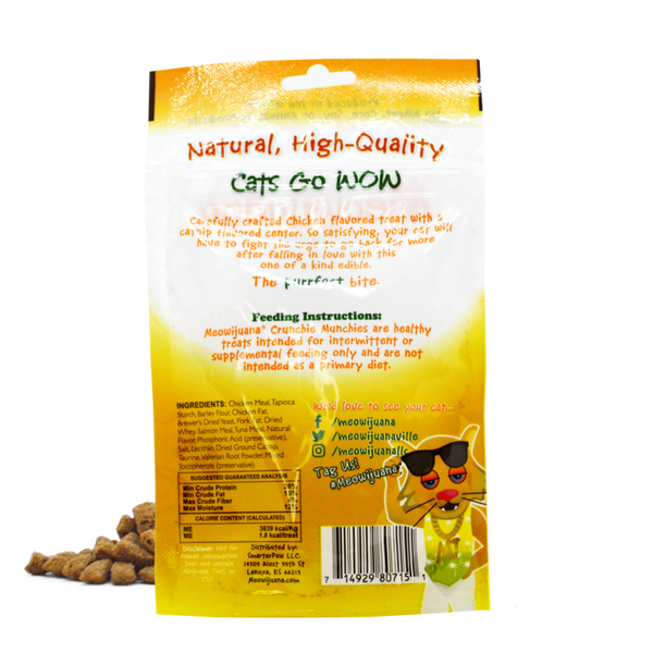 Meowijuana Crunchie Munchie Chicken Cat Treats