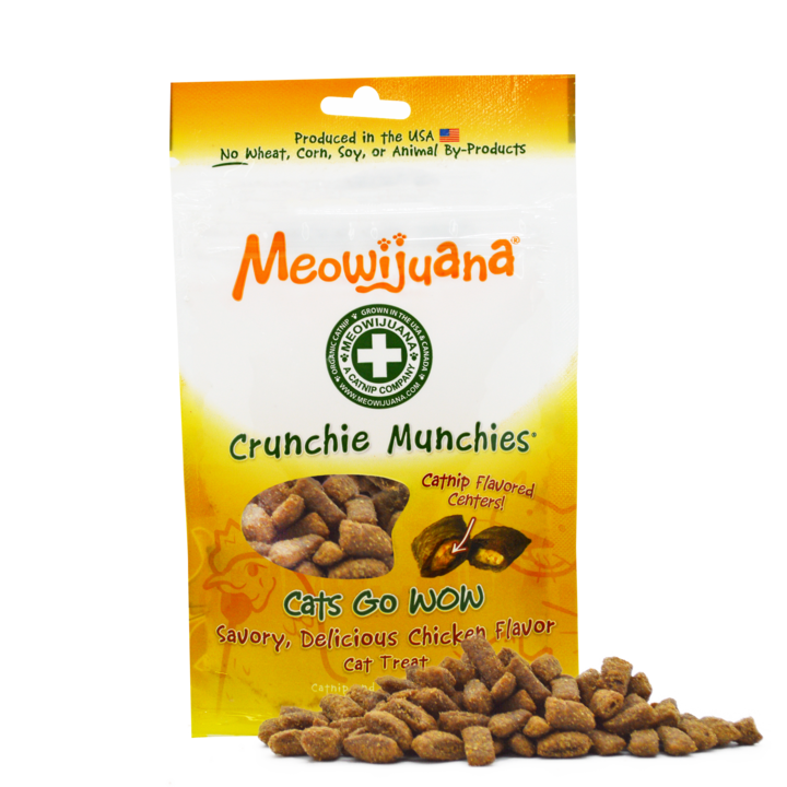 Meowijuana Crunchie Munchie Chicken Cat Treats