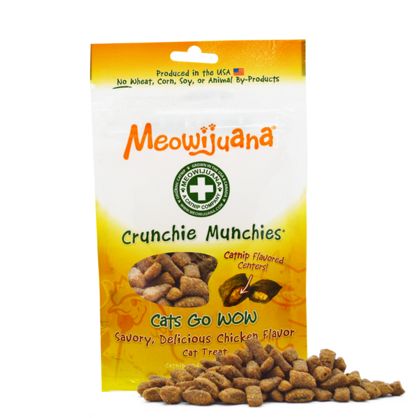 Meowijuana Crunchie Munchie Chicken Cat Treats