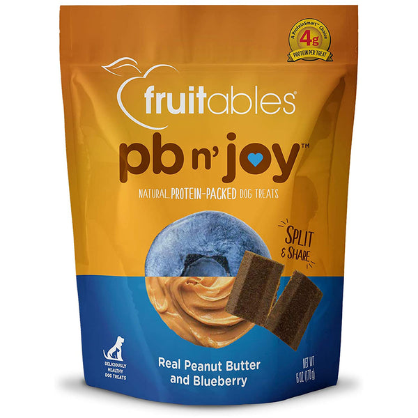 Fruitables PB N' Joy Peanut Butter & Blueberry Dog Treats