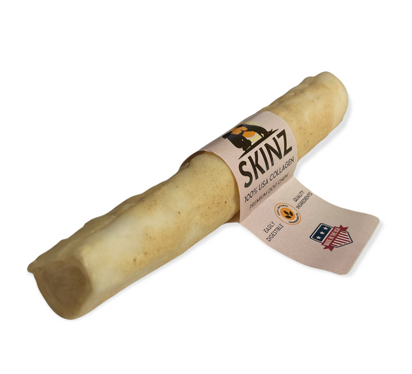 Skinz Bully Stick Flavored 100% Collagen Roll Dog Chew