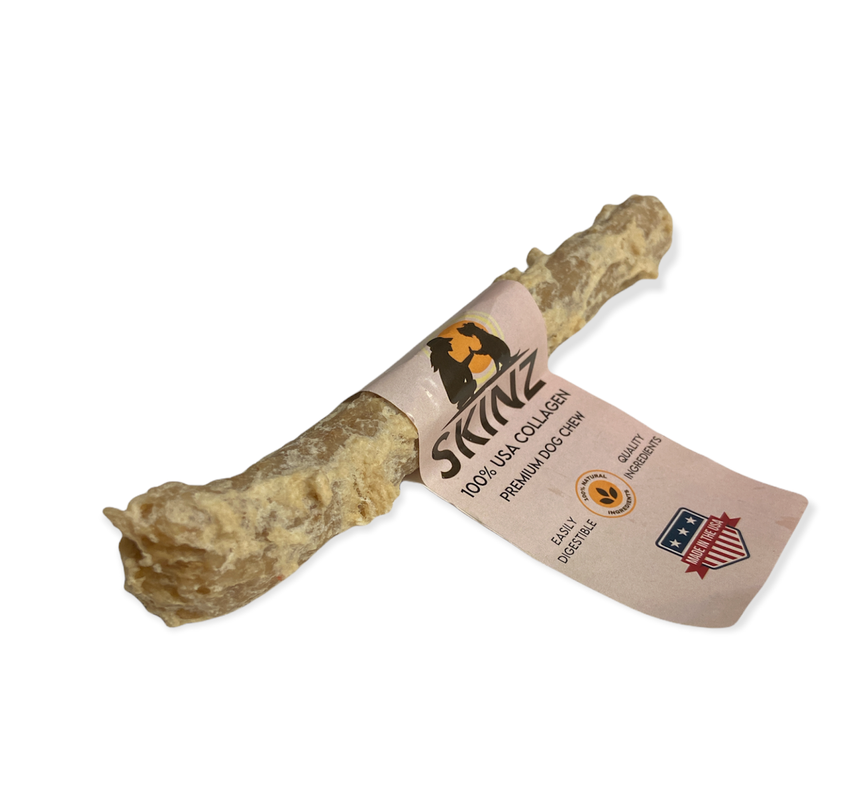 Skinz Bully Stick Flavored 100% Collagen Munchy Dog Chew