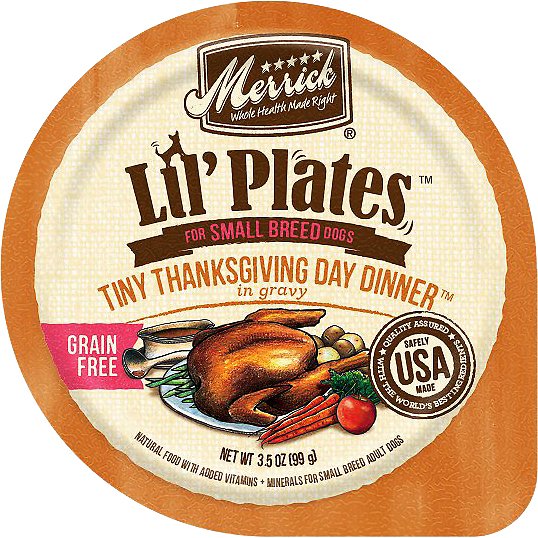 Merrick Lil Plates Grain Free Tiny Thanksgiving Day Dinner Wet Dog Food