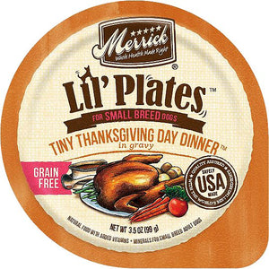Merrick Lil Plates Grain Free Tiny Thanksgiving Day Dinner Wet Dog Food