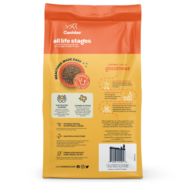 Canidae All Life Stages - Chicken & Rice Dry Dog Food