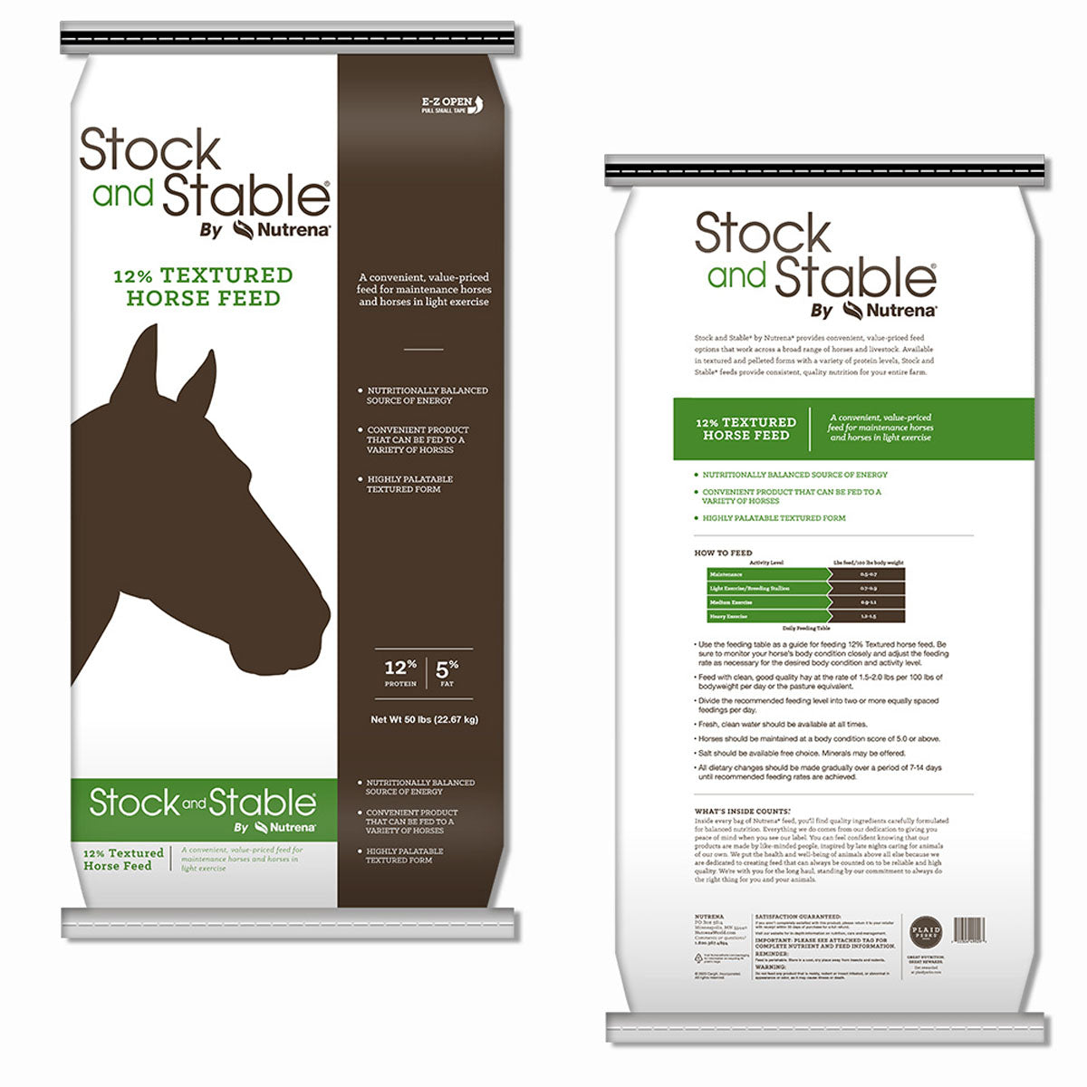 Nutrena Stock & Stable 12% Textured Horse Feed/ Was Triumph Select