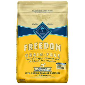Blue Buffalo Freedom Grain Free Healthy Weight Chicken Dry Dog Food