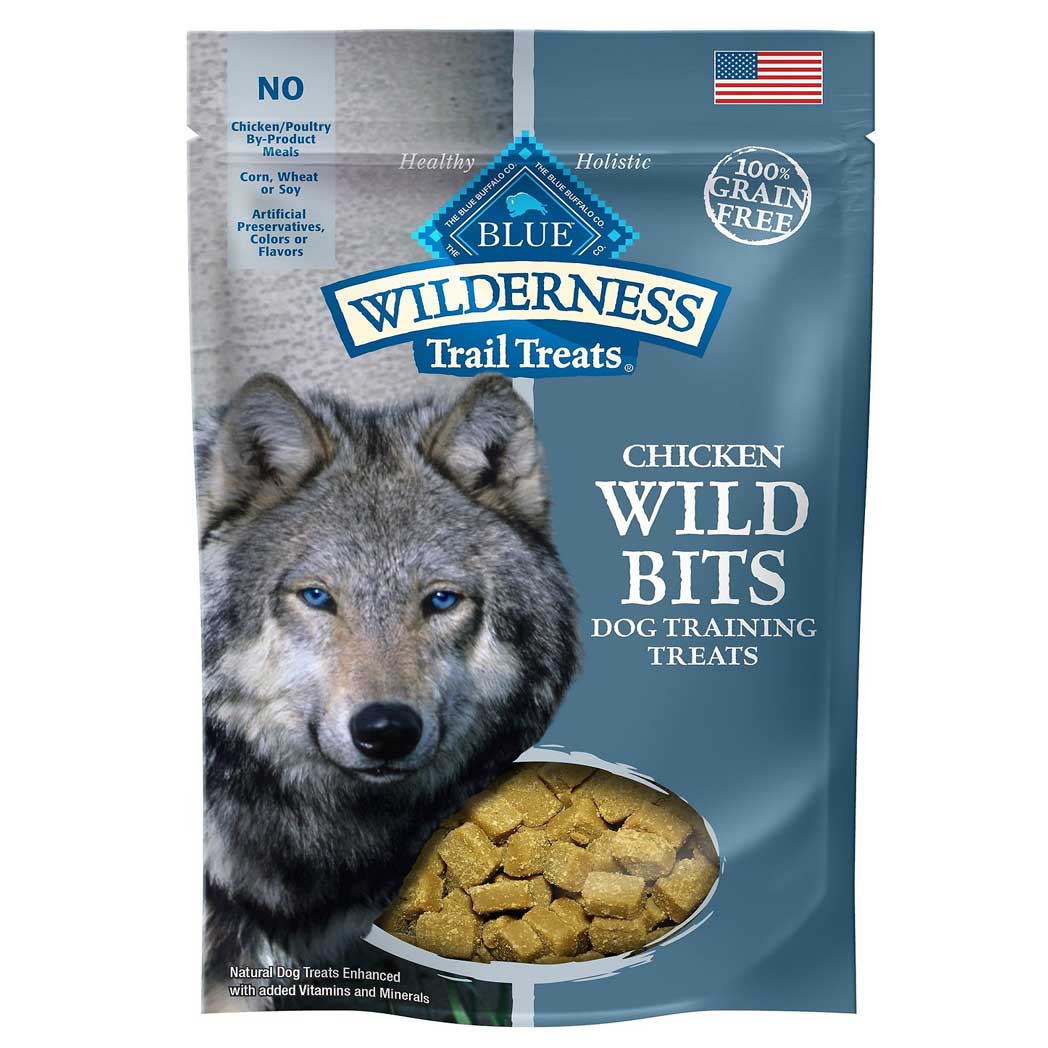 Blue Buffalo Wilderness Grain Free Trail Treats Chicken Wild Bits Dog Treats