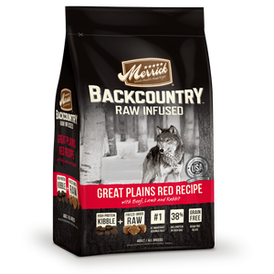 Merrick backcountry raw sales infused dog food