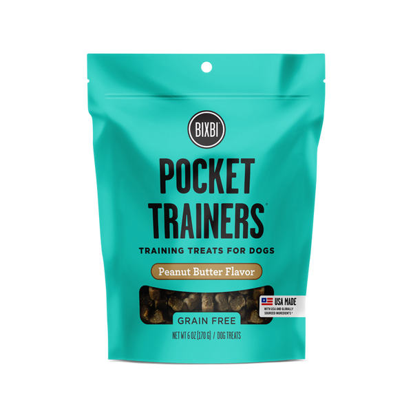 Bixbi Pet Pocket Trainers Peanut Butter Flavor Dog Treats