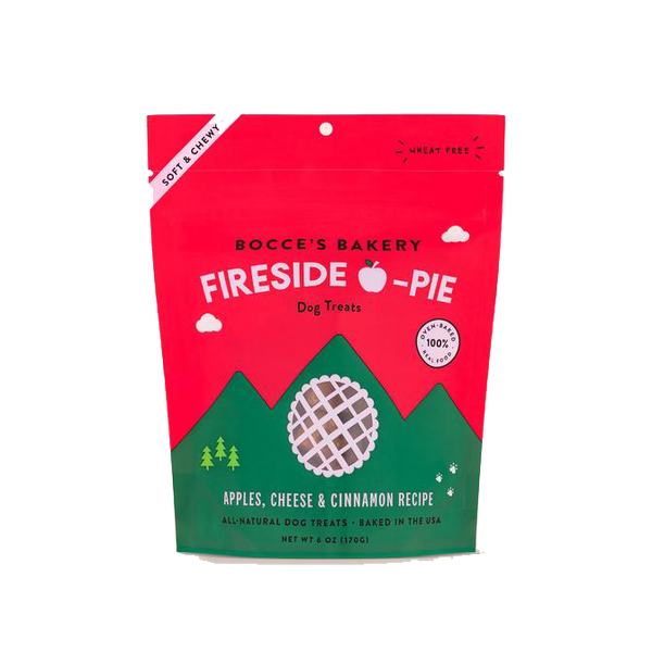 Bocce's Bakery Soft & Chewy Fireside Apple Pie Apples, Cheese & Cinnamon Dog Treats