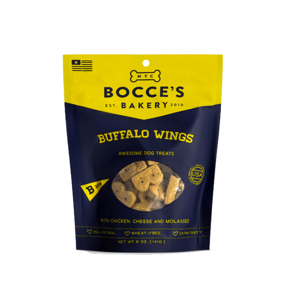Bocce's Bakery Buffalo Wings Recipe Biscuit Dog Treats