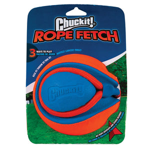 CHUCK IT ROPE FETCH BALL DOG TOY