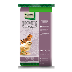Nutrena Country Feeds Chick Starter Grower Feed Medicated