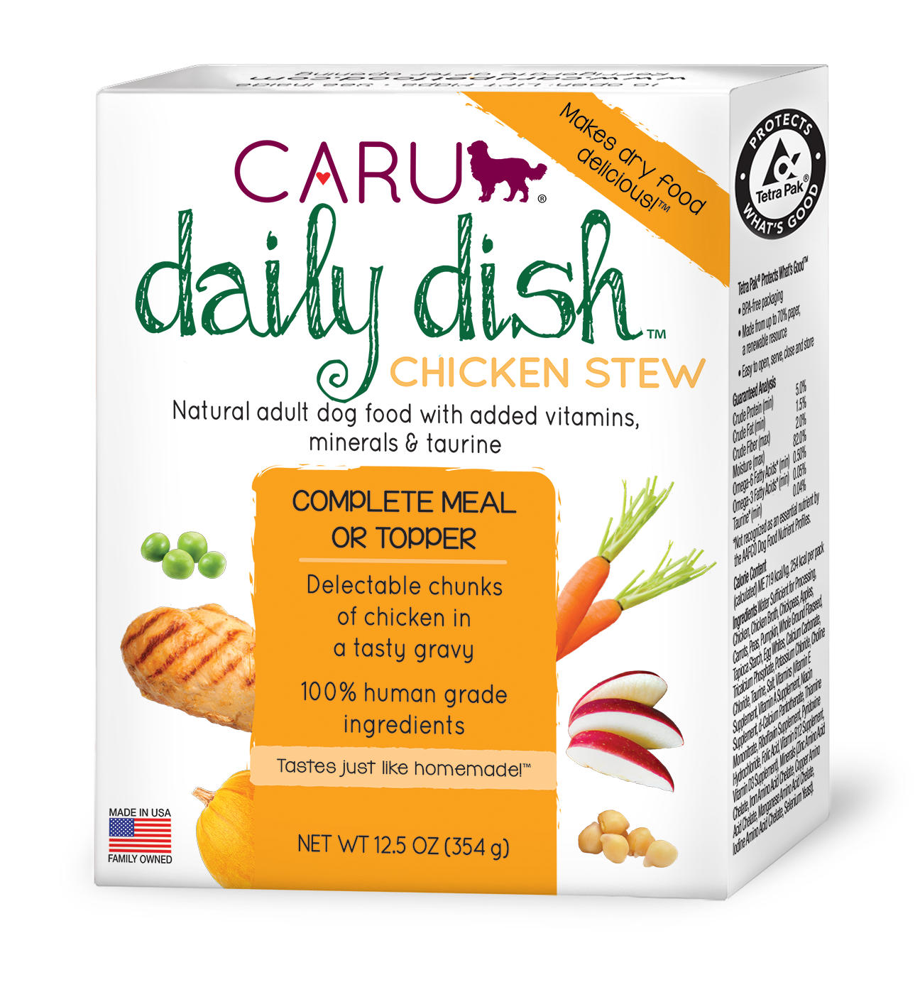 Caru Daily Dish Chicken Stew for Dogs
