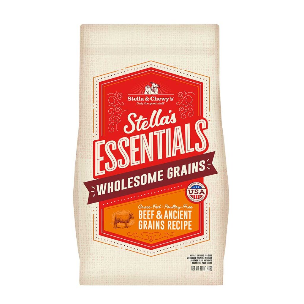 Stella & Chewy's Essentials Wholesome Grains Beef & Ancient Grains Dry Dog Food