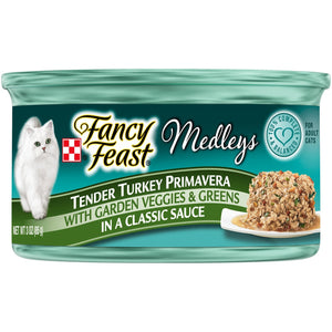 Fancy Feast Elegant Medleys Tender Turkey Primavera Wet Cat Food