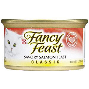 Fancy Feast Classic Savory Salmon Feast Wet Cat Food