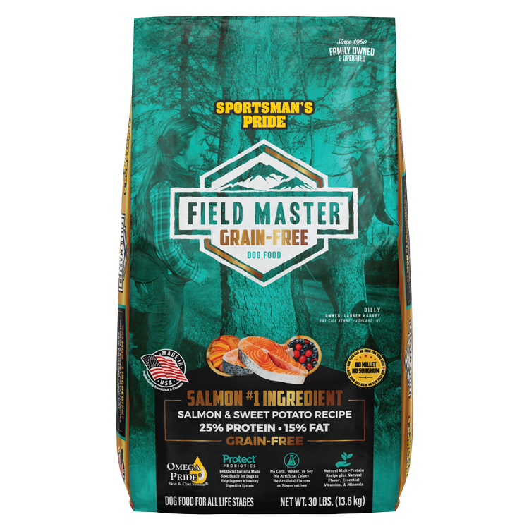 Field Master Grain Free Salmon & Sweet Potato Recipe Dry Dog Food