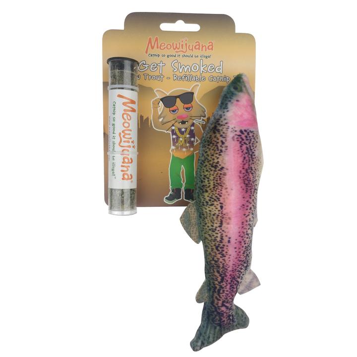 Meowijuana Get Smoked Fish Catnip Cat Toy