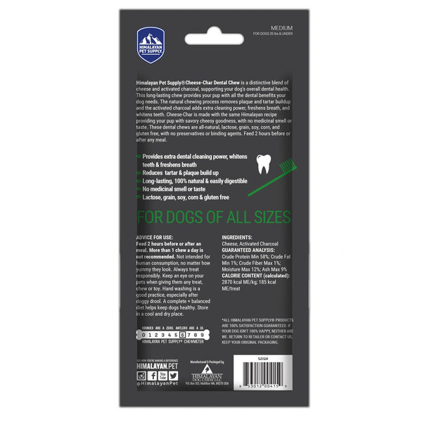 Himalayan Dog Chew Cheese-Char Medium