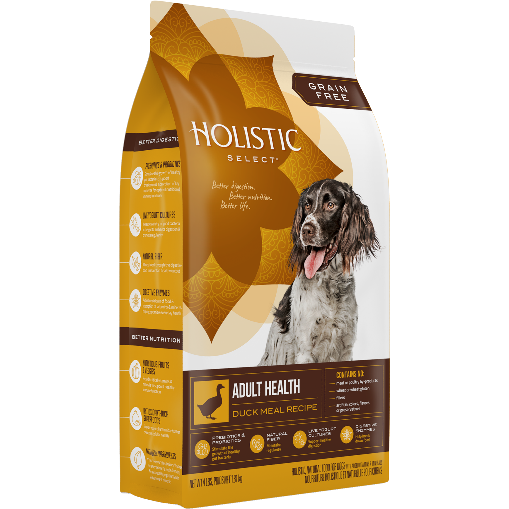 Holistic select duck hotsell dog food