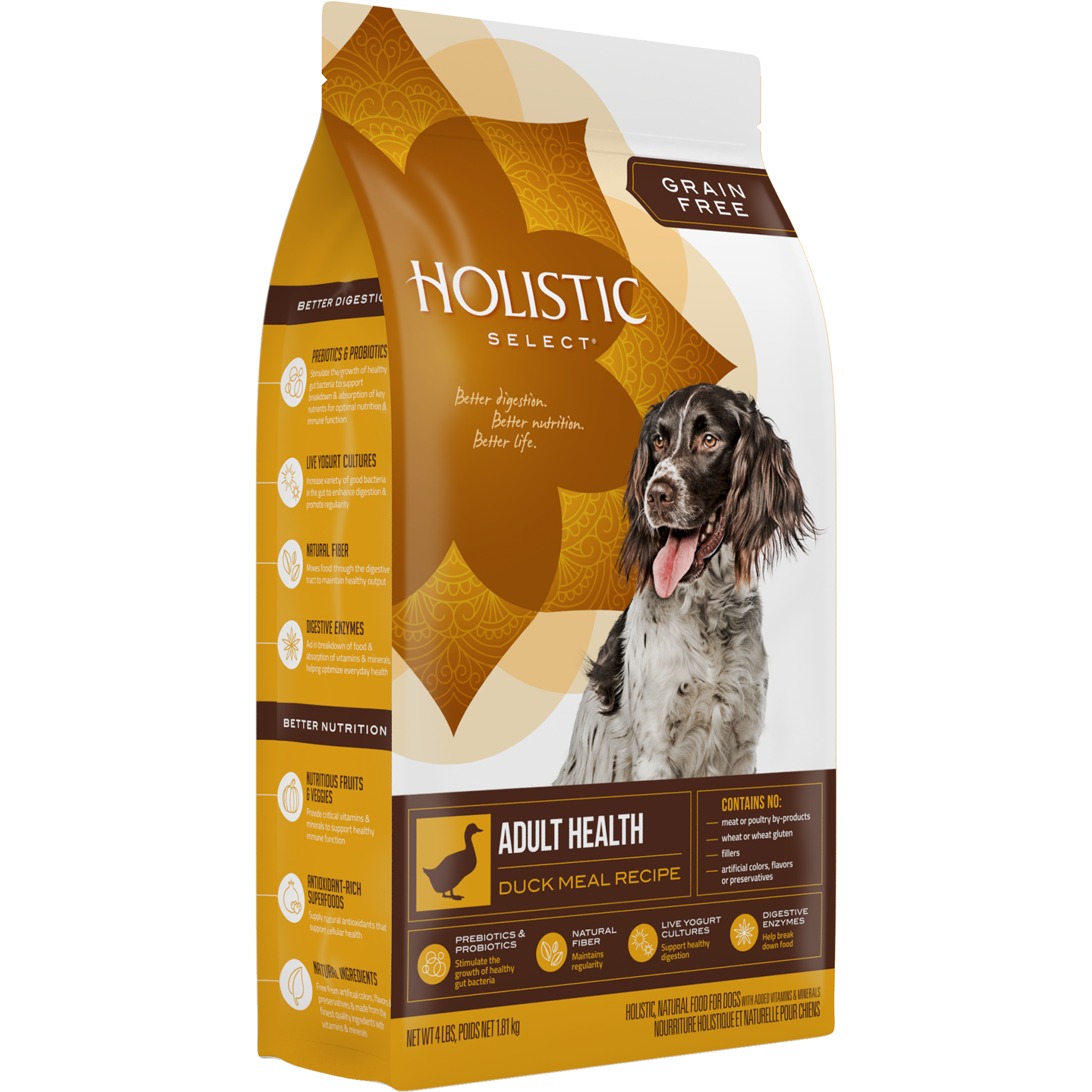 Holistic Select Grain Free Duck Dry Dog Food