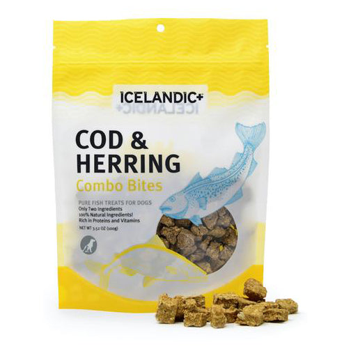 Icelandic+ Cod & Herring Combo Bites Fish Dog Treats
