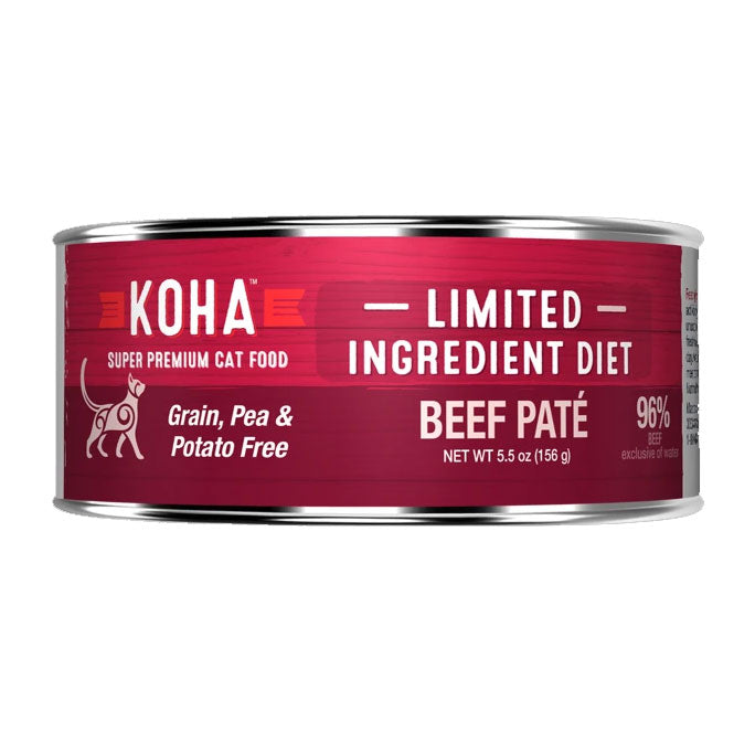 KOHA LID Grain-Free Beef Pate Wet Cat Food