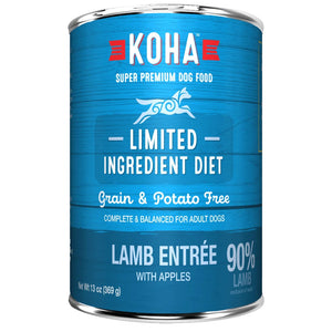 KOHA LID Grain-Free 90% Lamb Entree Wet Dog Food