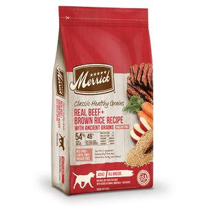 Merrick Classic Healthy Grains Real Beef & Brown Rice Recipe with Ancient Grains Dry Dog Food