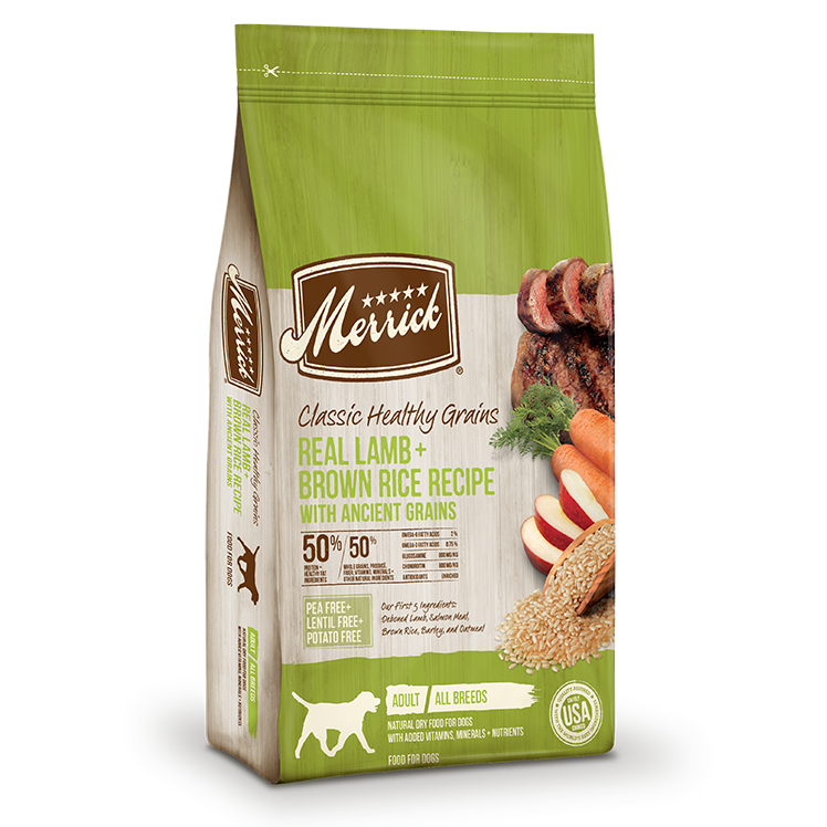 Merrick Classic Healthy Grains Real Lamb & Brown Rice Recipe with Ancient Grains Dry Dog Food