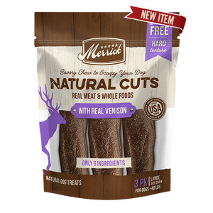 Merrick Natural Cuts with Real Venison Dog Chews