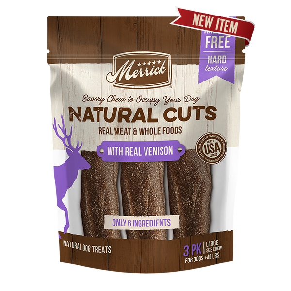 Merrick Natural Cuts with Real Venison Dog Chews