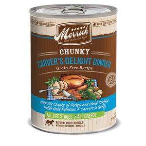 Merrick Chunky Carver's Delight Dinner Wet Dog Food