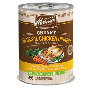 Merrick Chunky Colossal Chicken Dinner Wet Dog Food