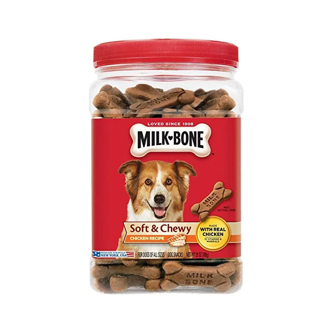 Milk-Bone Soft & Chewy Dog Treats Made With Real Bacon