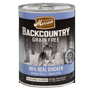 Merrick Backcountry 96% Real Chicken Wet Dog Food