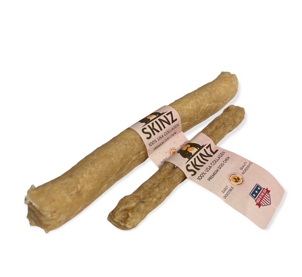 Skinz Au Natural 100% Collagen Munchy Dog Chew