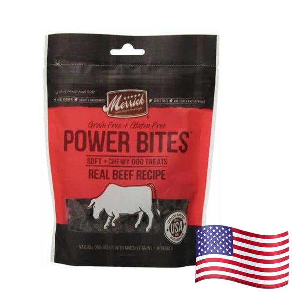 Merrick Power Bites Beef Dog Treats