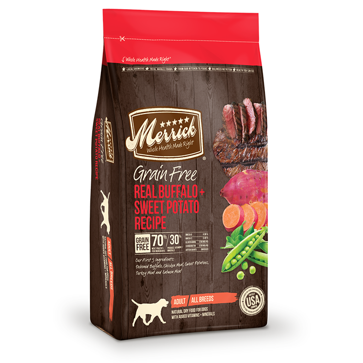 Merrick Grain Free Buffalo Sweet Potato Free NJ Local