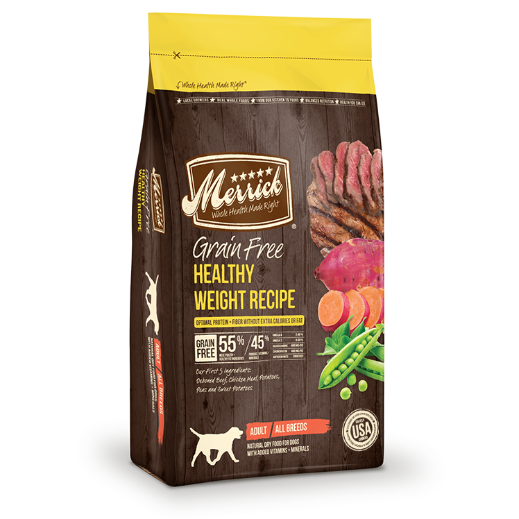 Merrick weight management dog food reviews best sale