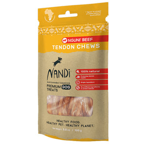Nandi Beef Tendon Chews Premium Dog Treats