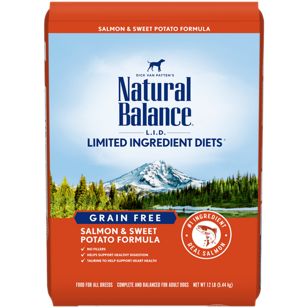 Natural Balance LID Salmon and Sweet Potato Dry Dog Food