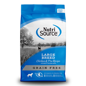 NutriSource Large Breed Chicken & Pea Recipe Grain Free Dry Dog Food